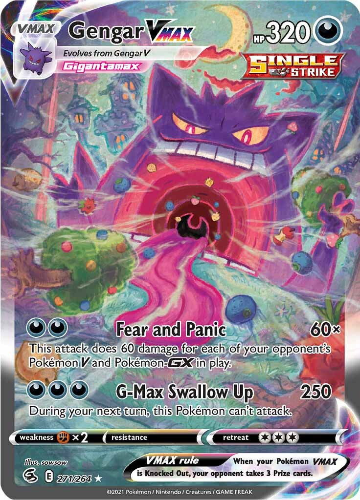 Gengar VMAX (271/264) [Sword & Shield: Fusion Strike] | Exor Games Truro
