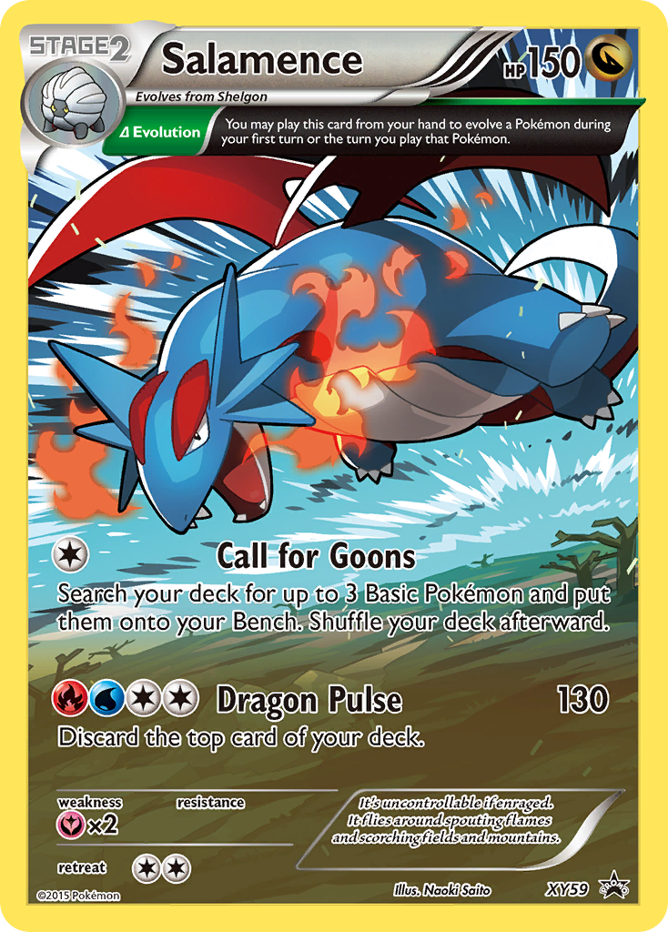 Salamence (XY59) [XY: Black Star Promos] | Exor Games Truro