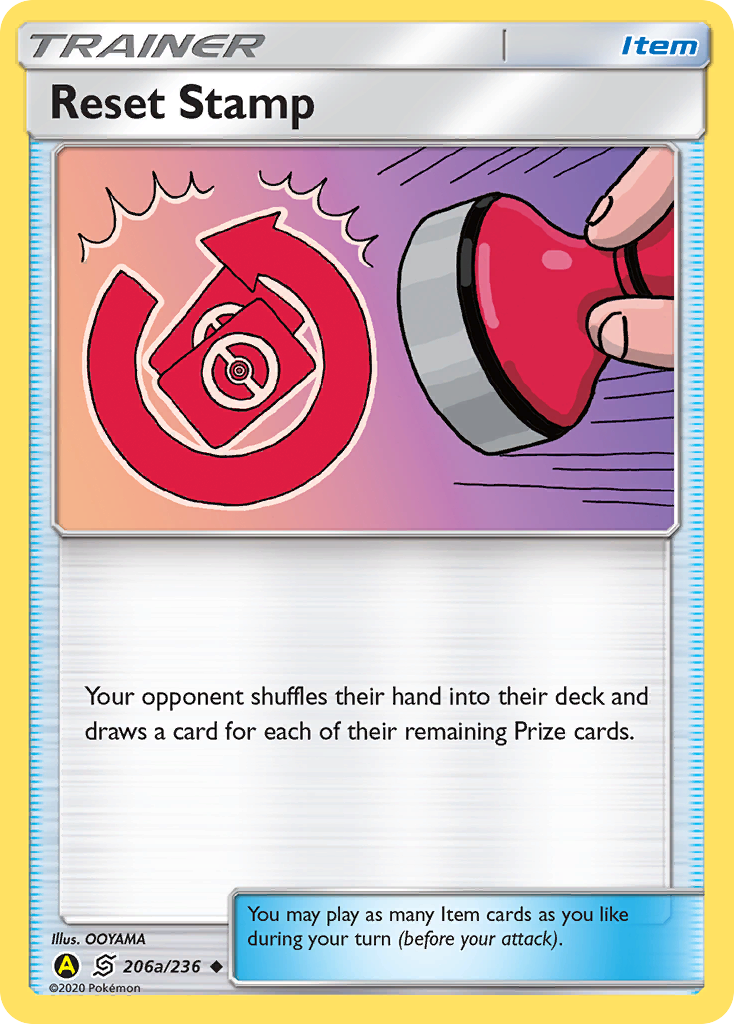 Reset Stamp (206a/236) [Alternate Art Promos] | Exor Games Truro