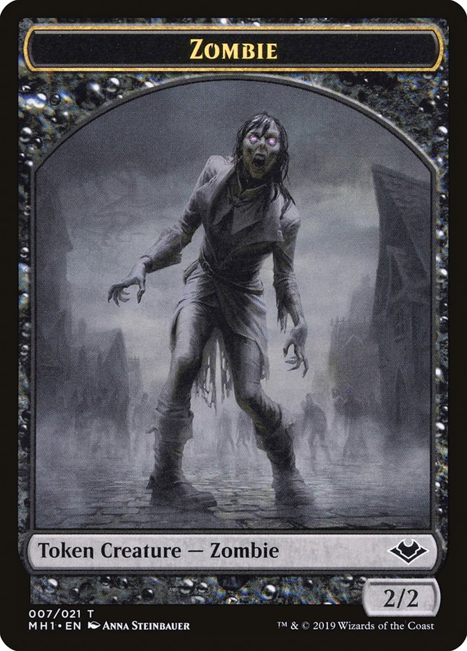 Angel (002) // Zombie (007) Double-Sided Token [Modern Horizons Tokens] | Exor Games Truro