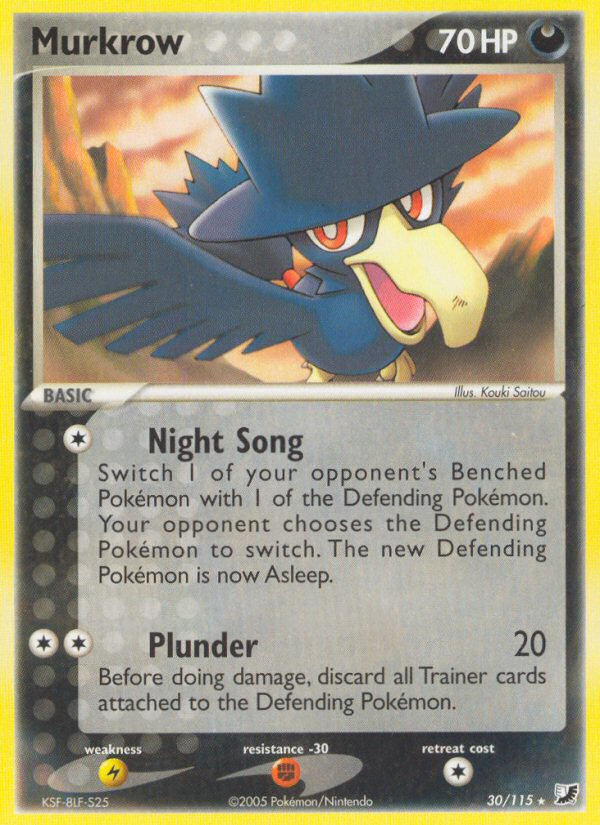 Murkrow (30/115) [EX: Unseen Forces] | Exor Games Truro