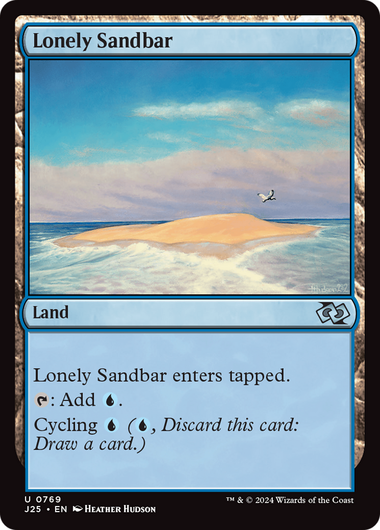 Lonely Sandbar [Foundations Jumpstart] | Exor Games Truro