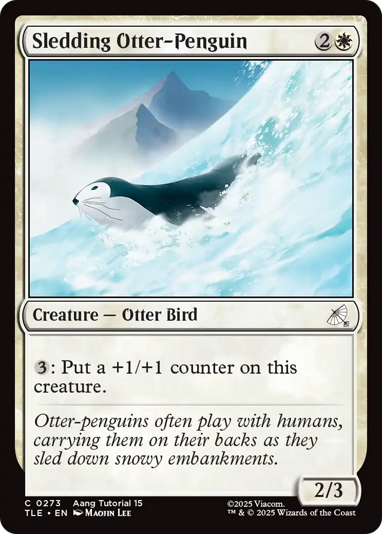 Sledding Otter-Penguin (0273) [Avatar: The Last Airbender: Eternal-Legal] | Exor Games Truro