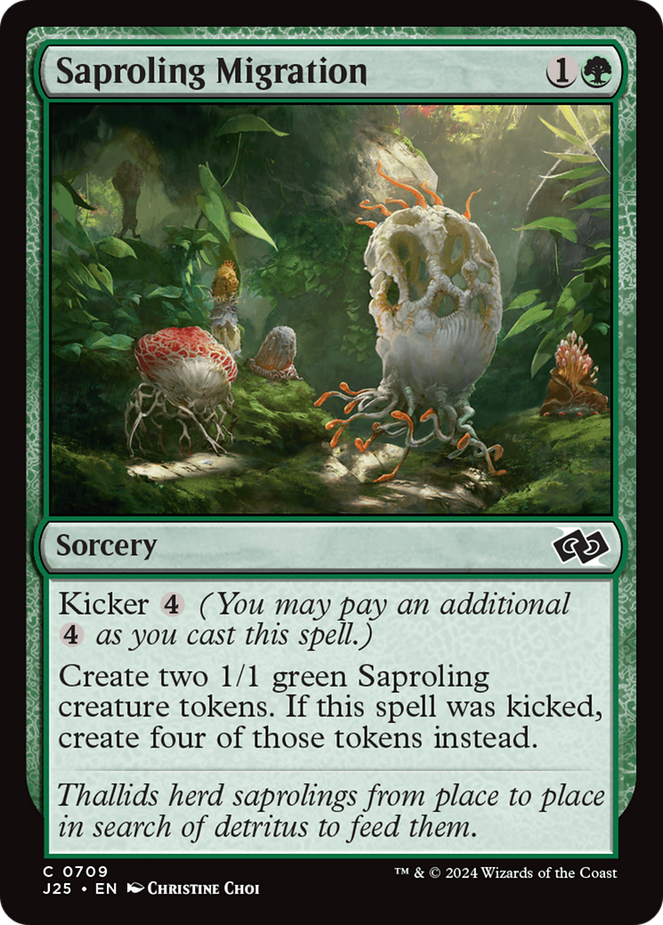 Saproling Migration [Foundations Jumpstart] | Exor Games Truro