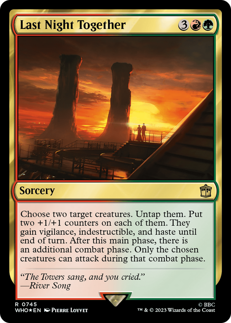 Last Night Together (Surge Foil) [Doctor Who] | Exor Games Truro