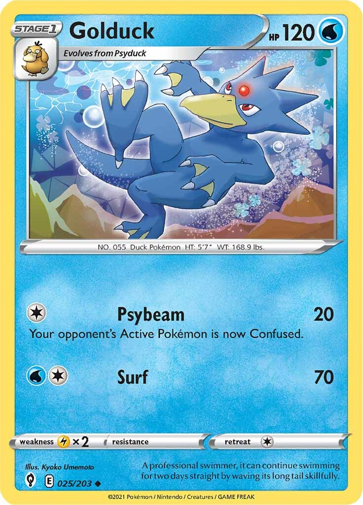 Golduck (025/203) [Sword & Shield: Evolving Skies] | Exor Games Truro