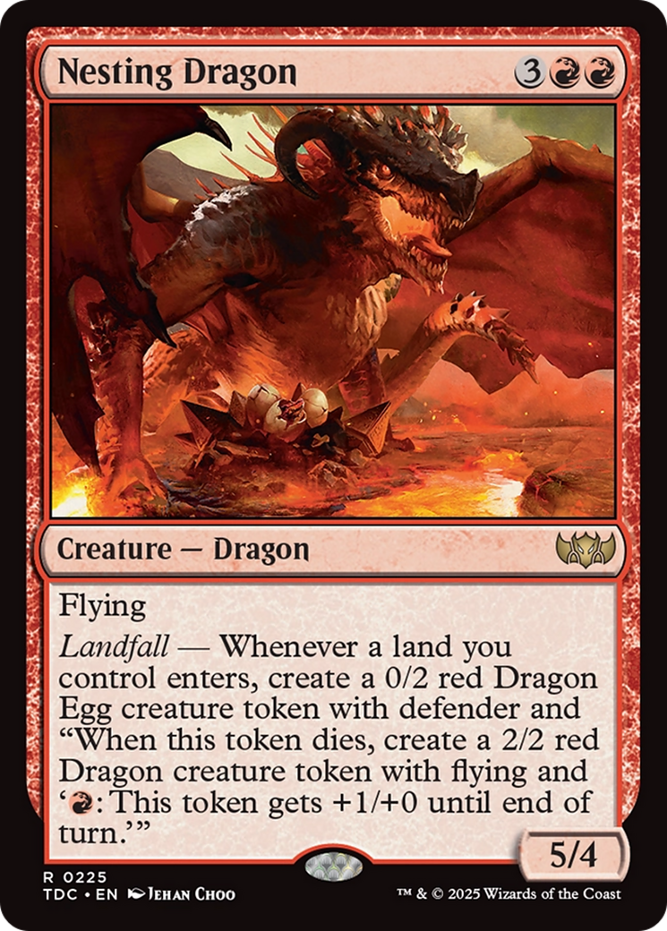 Nesting Dragon [Tarkir: Dragonstorm Commander] | Exor Games Truro