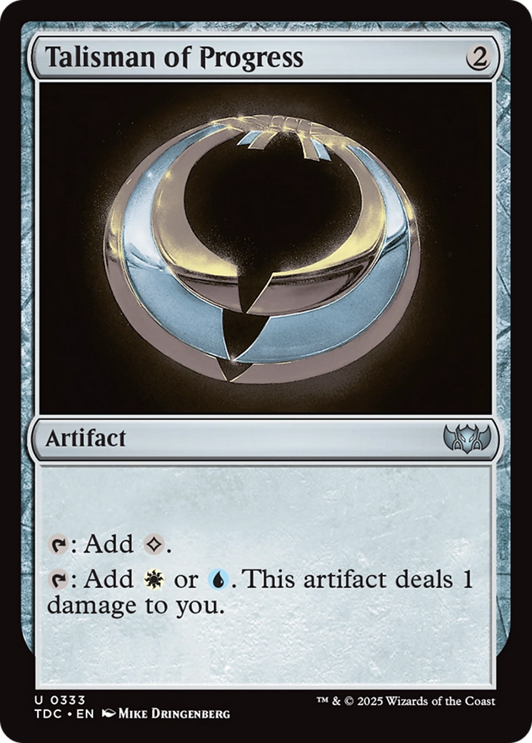 Talisman of Progress [Tarkir: Dragonstorm Commander] | Exor Games Truro