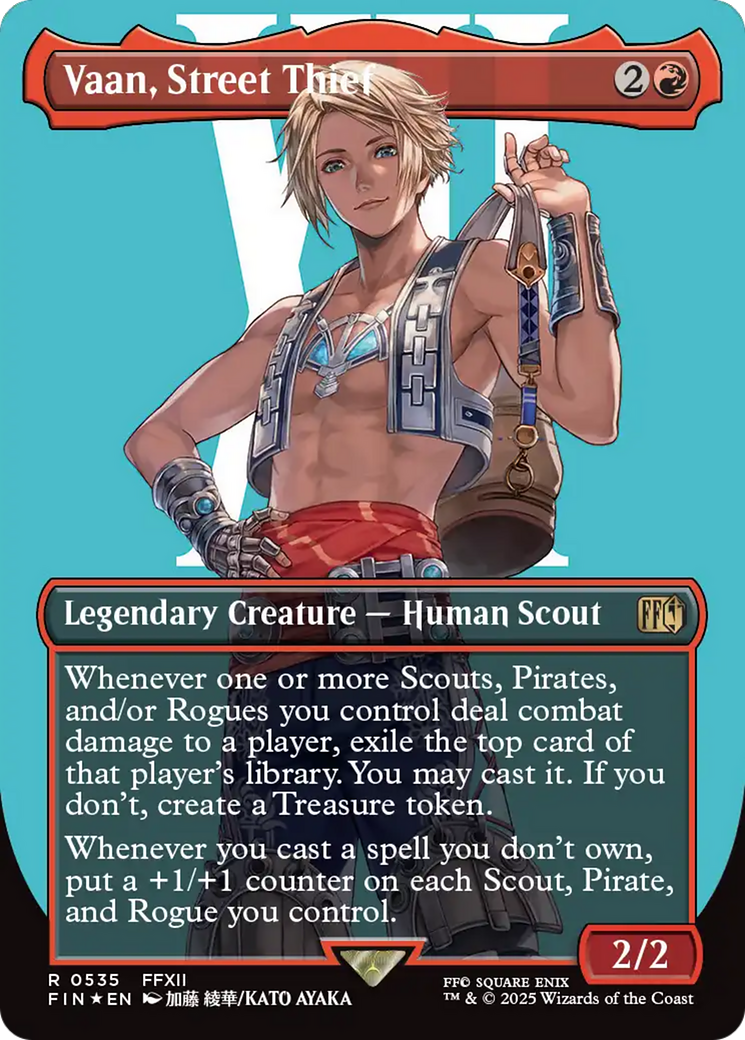 Vaan, Street Thief (Borderless) (Surge Foil) [FINAL FANTASY] | Exor Games Truro