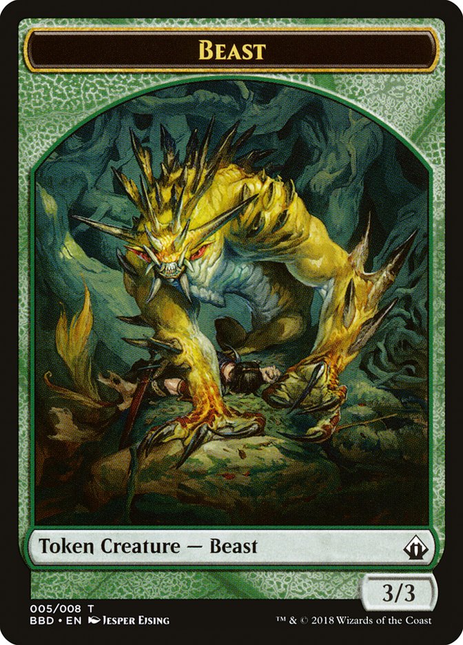 Beast Token [Battlebond Tokens] | Exor Games Truro