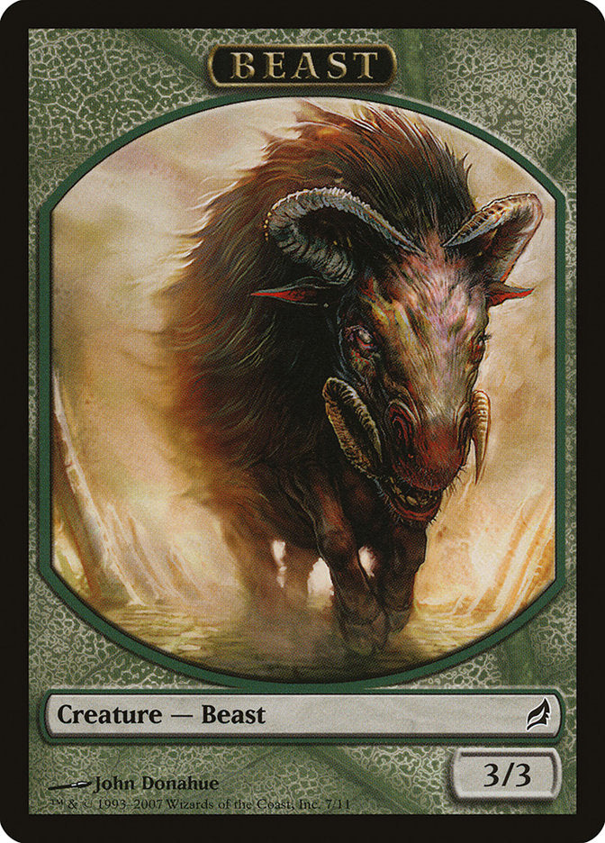 Beast Token [Lorwyn Tokens] | Exor Games Truro