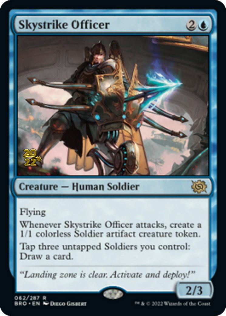 Skystrike Officer [The Brothers' War Prerelease Promos] | Exor Games Truro