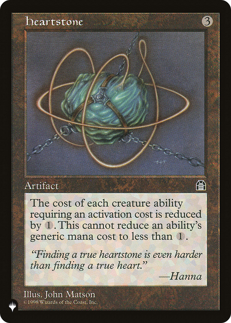 Heartstone [The List] | Exor Games Truro