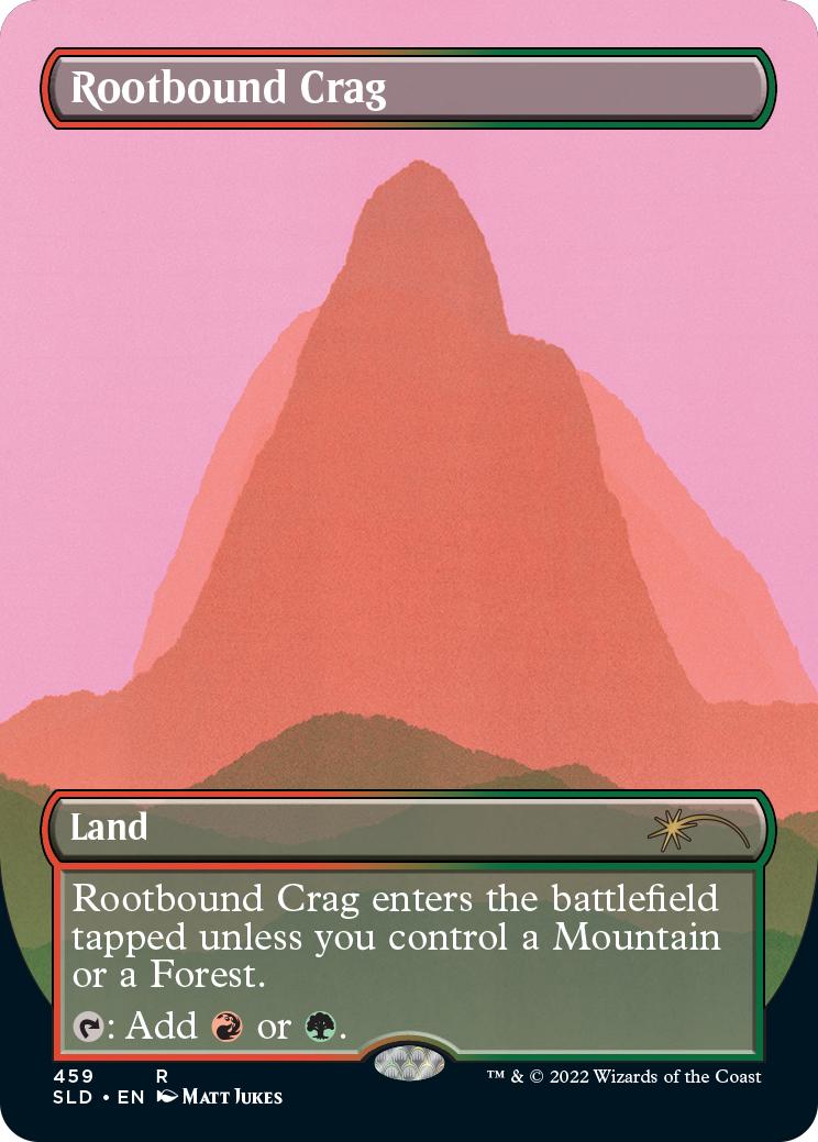 Rootbound Crag (Borderless) [Secret Lair Drop Series] | Exor Games Truro