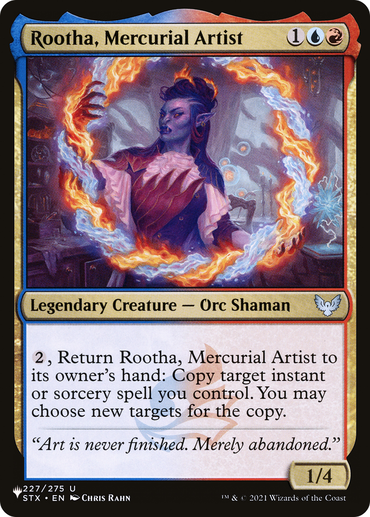 Rootha, Mercurial Artist [The List] | Exor Games Truro