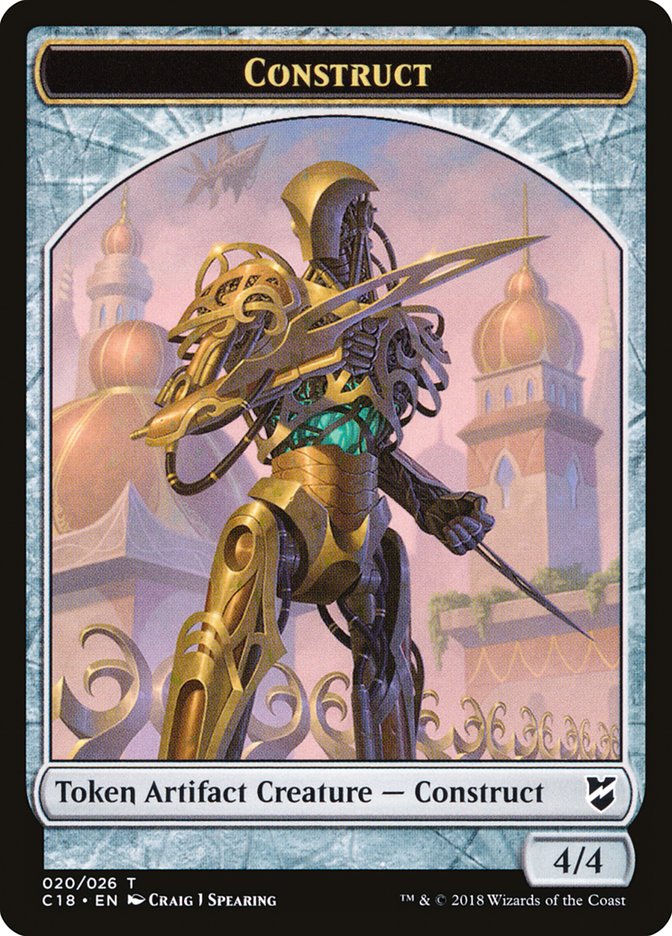 Construct Token (020/026) [Commander 2018 Tokens] | Exor Games Truro