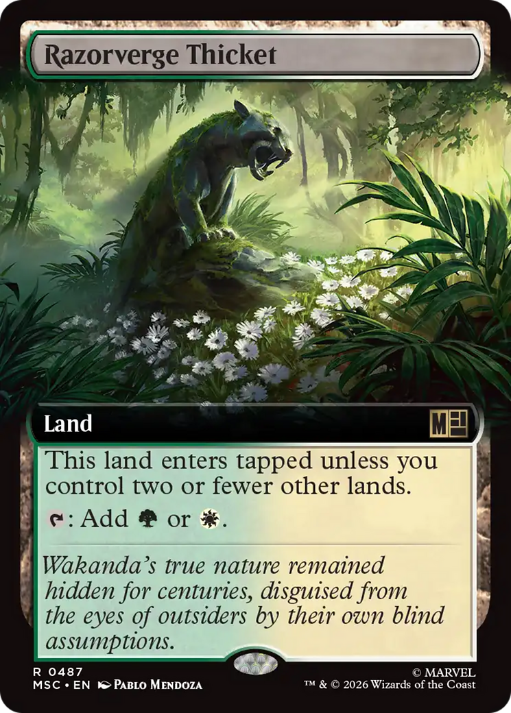 Razorverge Thicket (Extended Art) [Marvel Super Heroes Commander] | Exor Games Truro