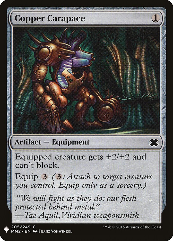 Copper Carapace [Mystery Booster] | Exor Games Truro