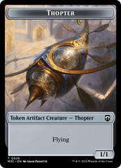 Aetherborn // Thopter Double-Sided Token [Modern Horizons 3 Commander Tokens] | Exor Games Truro