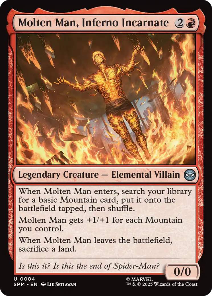 Molten Man, Inferno Incarnate [Marvel's Spider-Man] | Exor Games Truro