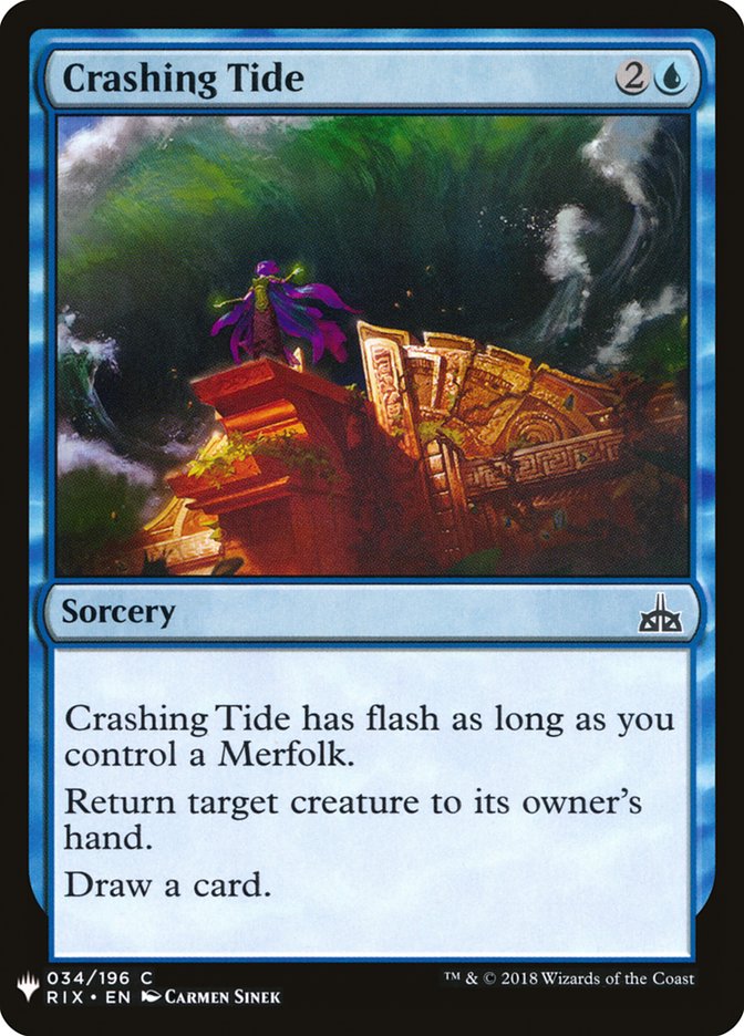 Crashing Tide [Mystery Booster] | Exor Games Truro