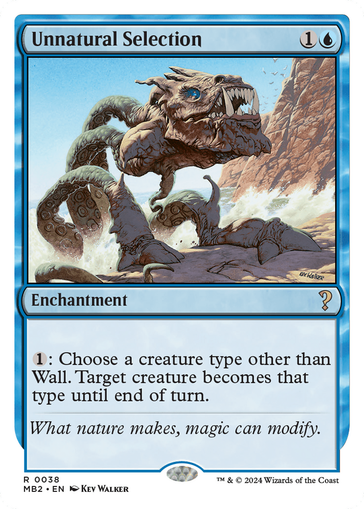 Unnatural Selection (White Border) [Mystery Booster 2] | Exor Games Truro