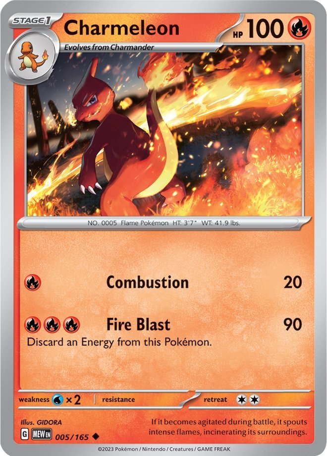 Charmeleon (005/165) [Scarlet & Violet: 151] | Exor Games Truro