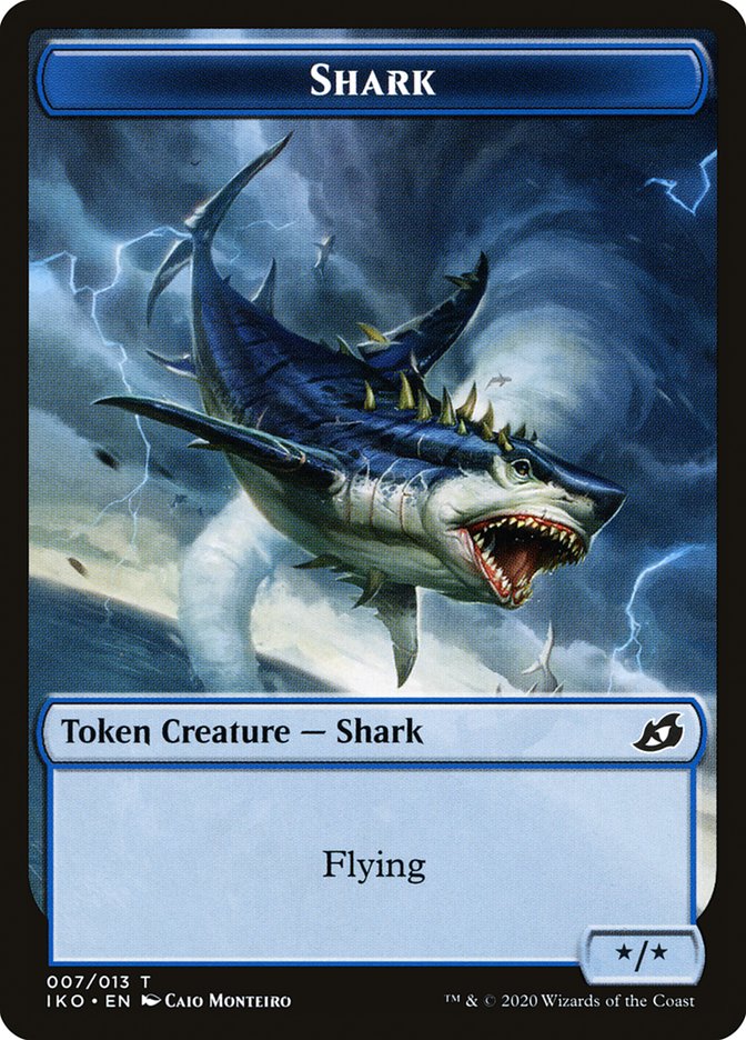 Shark Token [Ikoria: Lair of Behemoths Tokens] | Exor Games Truro