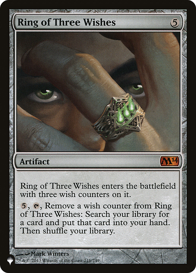 Ring of Three Wishes [The List] | Exor Games Truro