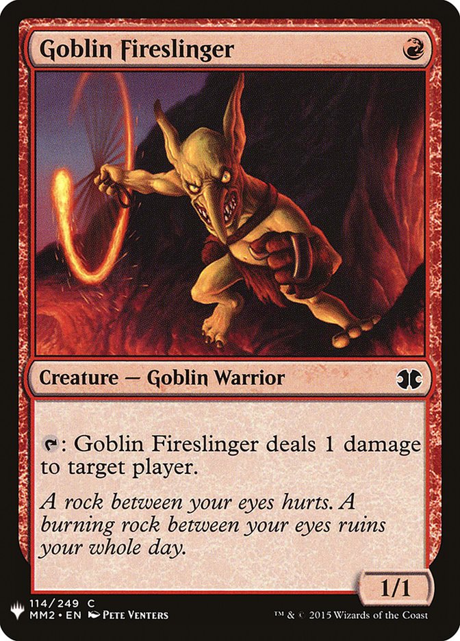 Goblin Fireslinger [Mystery Booster] | Exor Games Truro