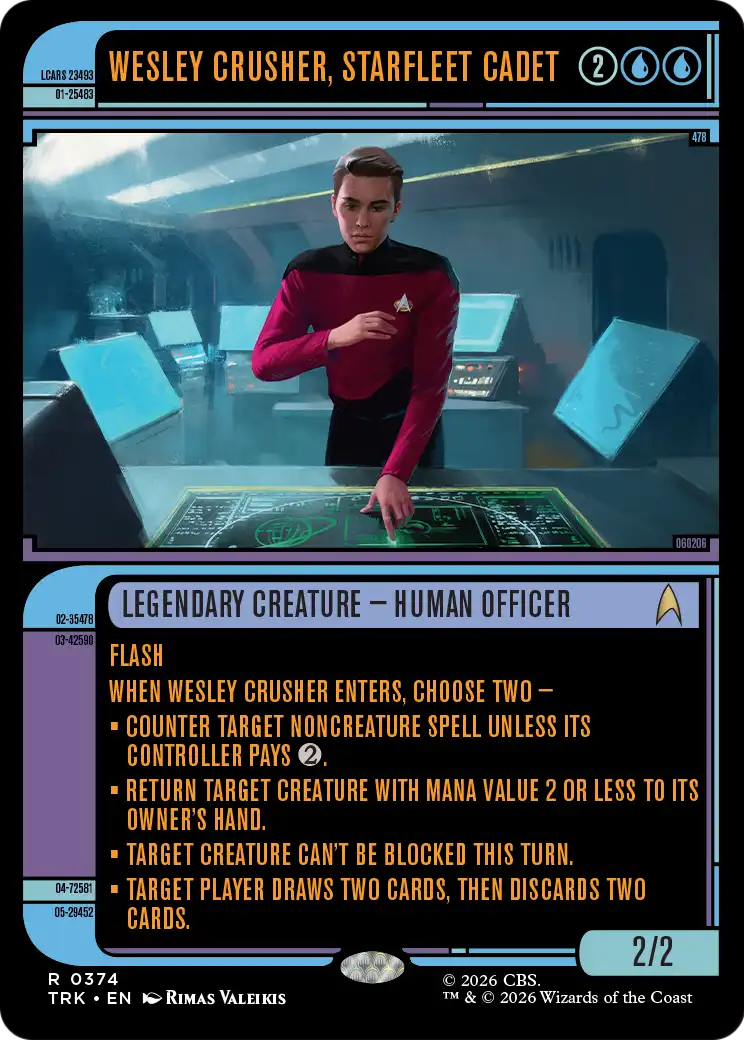 Wesley Crusher, Starfleet Cadet (Showcase) [Star Trek] | Exor Games Truro