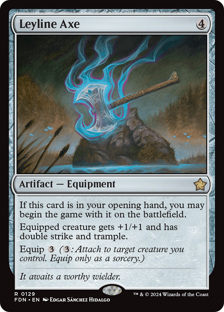 Leyline Axe [Foundations] | Exor Games Truro