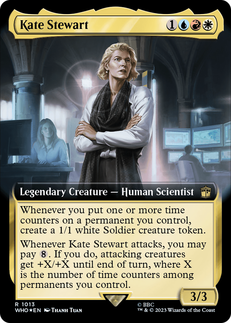 Kate Stewart (Extended Art) (Surge Foil) [Doctor Who] | Exor Games Truro