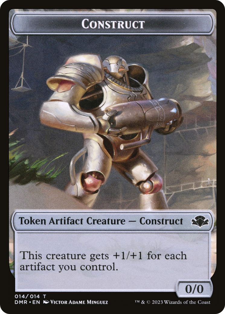 Construct Token [Dominaria Remastered Tokens] | Exor Games Truro