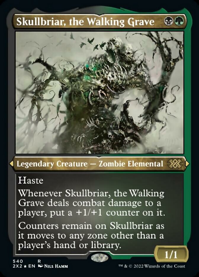 Skullbriar, the Walking Grave (Foil Etched) [Double Masters 2022] | Exor Games Truro