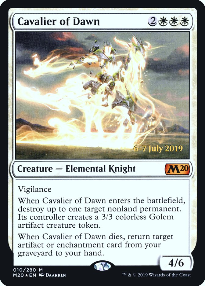 Cavalier of Dawn [Core Set 2020 Prerelease Promos] | Exor Games Truro