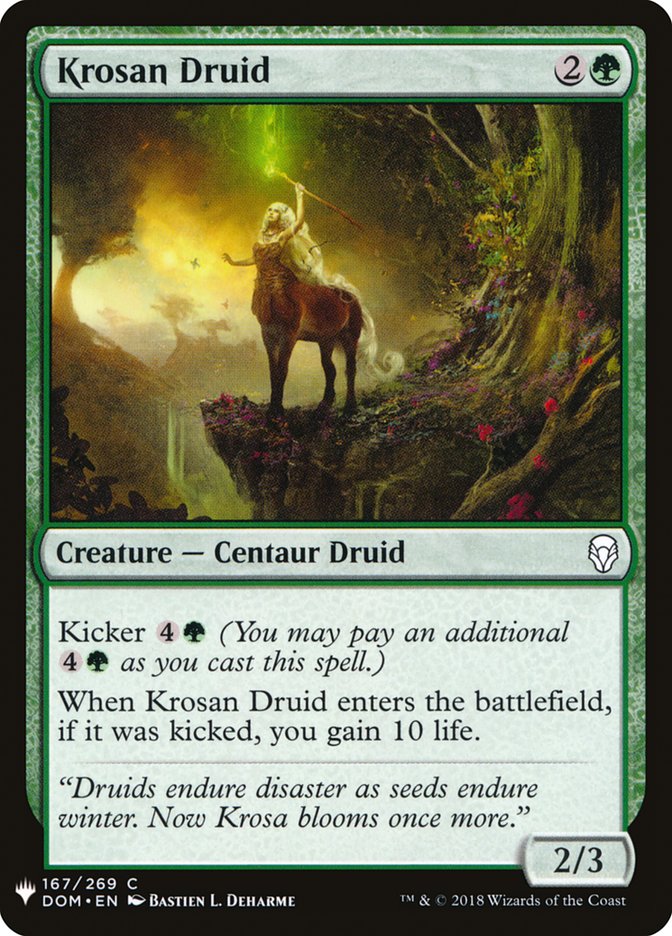 Krosan Druid [Mystery Booster] | Exor Games Truro