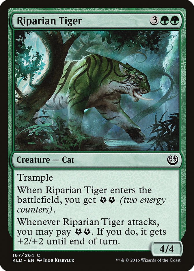 Riparian Tiger [Kaladesh] | Exor Games Truro