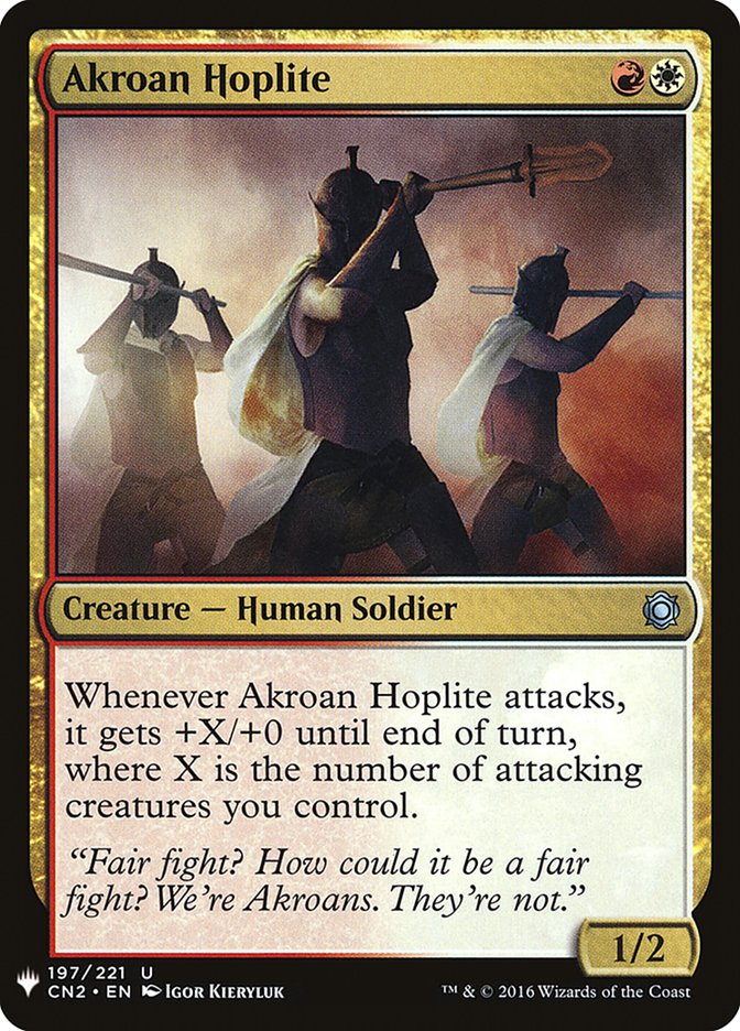 Akroan Hoplite [Mystery Booster] | Exor Games Truro