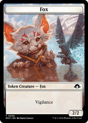 Phyrexian Germ // Fox Double-Sided Token [Modern Horizons 3 Tokens] | Exor Games Truro