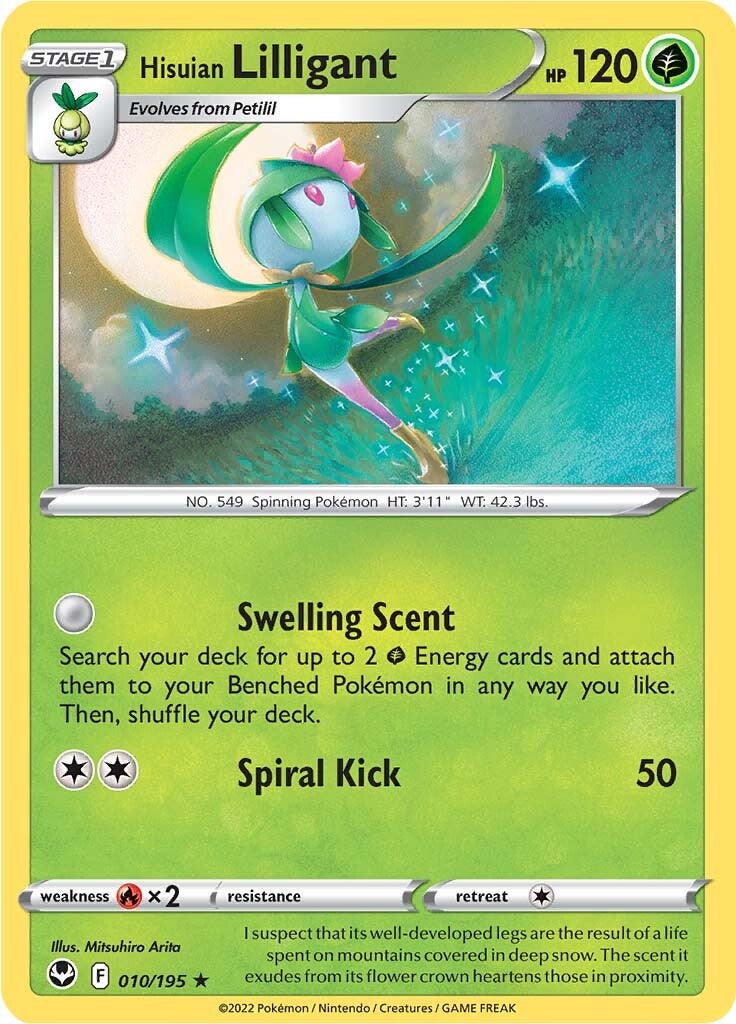 Hisuian Lilligant (010/195) [Sword & Shield: Silver Tempest] | Exor Games Truro