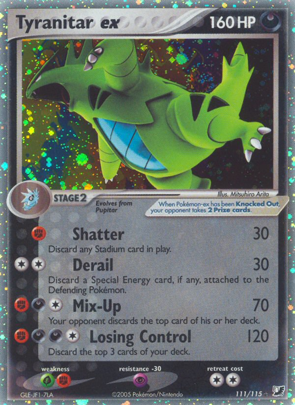 Tyranitar ex (111/115) [EX: Unseen Forces] | Exor Games Truro