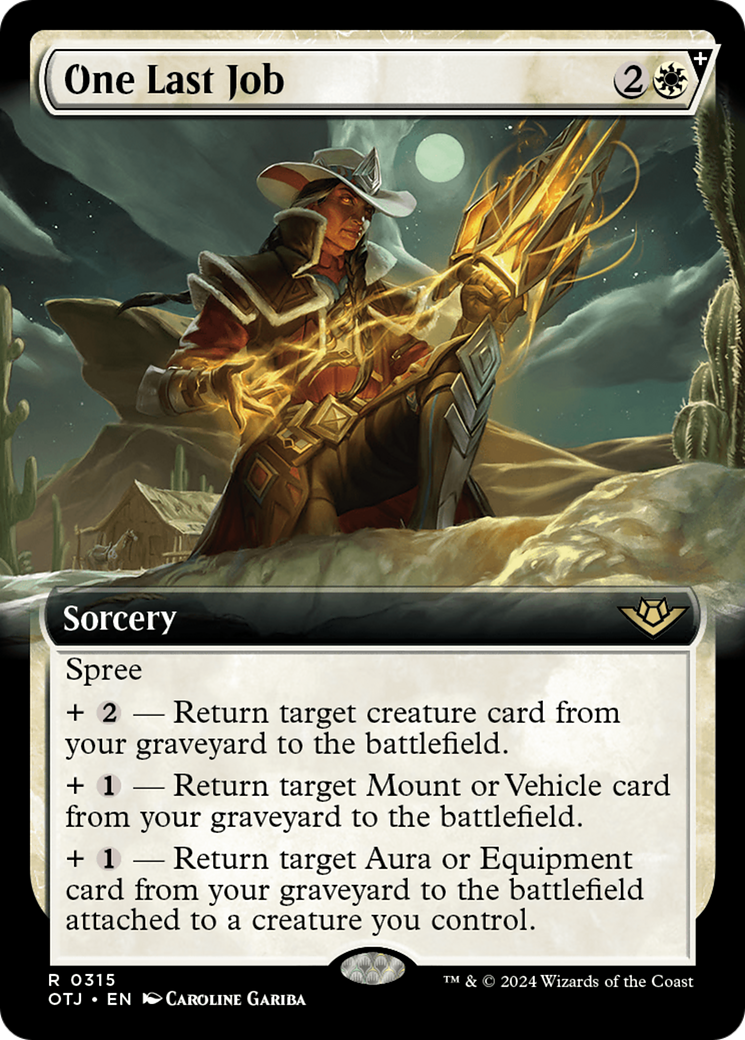 One Last Job (Extended Art) [Outlaws of Thunder Junction] | Exor Games Truro