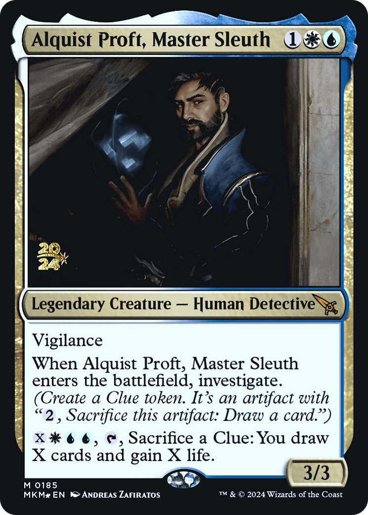 Alquist Proft, Master Sleuth [Murders at Karlov Manor Prerelease Promos] | Exor Games Truro