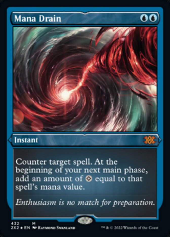 Mana Drain (Foil Etched) [Double Masters 2022] | Exor Games Truro
