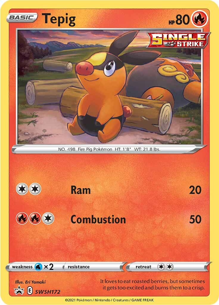 Tepig (SWSH172) [Sword & Shield: Black Star Promos] | Exor Games Truro