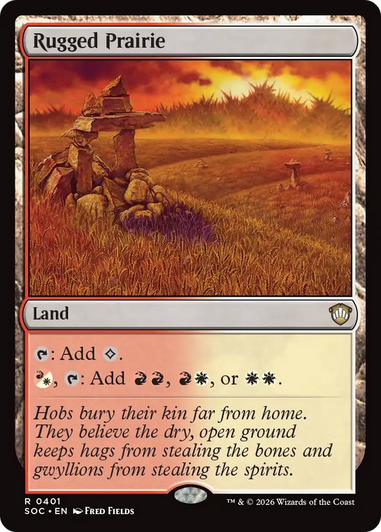 Rugged Prairie [Secrets of Strixhaven Commander] | Exor Games Truro