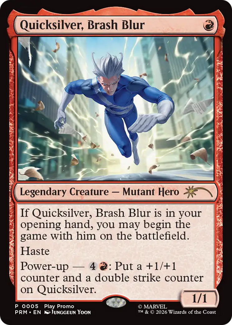 Quicksilver, Brash Blur [Standard Showdown Promos] | Exor Games Truro