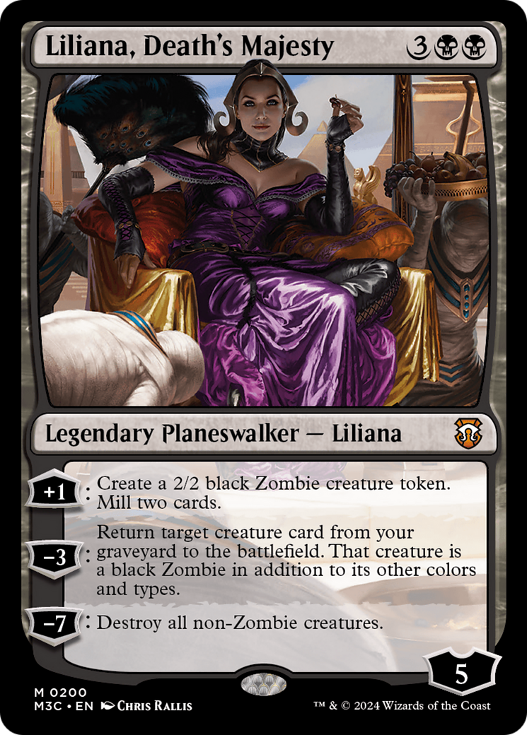 Liliana, Death's Majesty (Ripple Foil) [Modern Horizons 3 Commander] | Exor Games Truro