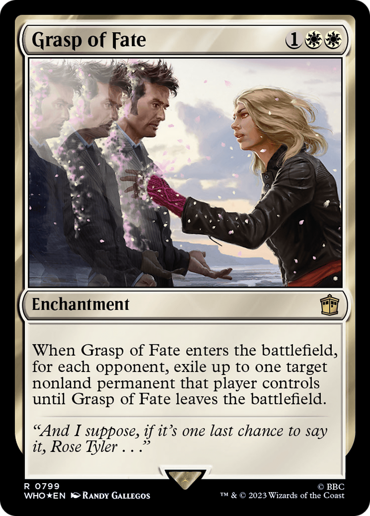 Grasp of Fate (Surge Foil) [Doctor Who] | Exor Games Truro